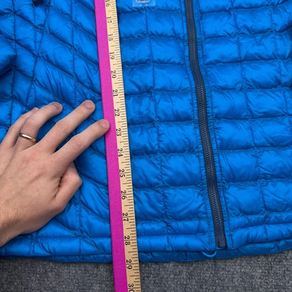 NEW The North Face ThermoBall Jacket Mens XL Hyper Blue Quilted Full Zip Puffer